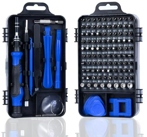 Precision Screwdriver Set Mini Kit, 115 in 1 Magnetic Small Screwdriver Set | Professional Repair Tool Kit for PC Computer Laptop Phone Tablet Switch X-box PS-5 MacBo-ok i-Pad Electronics Glasses Watch