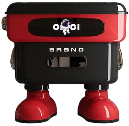 Contenitore per router, supporto da tavolo, robot, copertura per scatola WLAN, per casa, soggiorno, camera da, studio, tavolo TV, centro di lavoro e intrattenimento