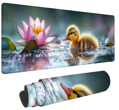 Tappetino per Mouse XXL 1400 x 600 x 3mm Tappetino Mouse Gaming Grande, Mousepad con Base in Gomma Antiscivolo, Tappeto per Tavolo da Gaming per Mouse e Tastiera, Accessori PC (Amore astratto) V-84