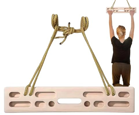 Generisch Kletter Hangboard, Fingerboard Aus Holz, Felskletter Hangboard, Zur Stärkung Der Greifkraft Für Baum Und Hand Spielplatz Im Innen- Und Außenbereich Sowie Für