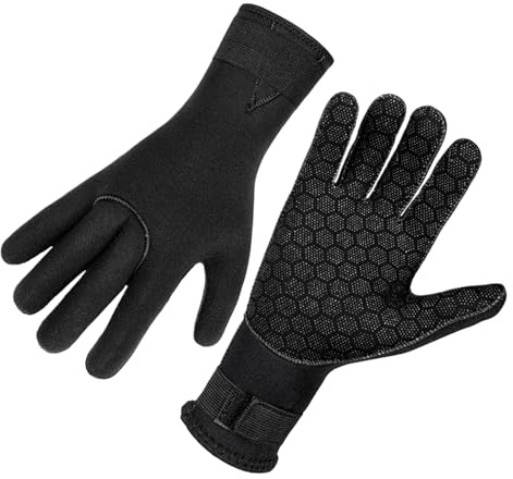 Generisch Guantes de Buceo para Hombre - Equipo de Buceo versátil de 3 mm - Guantes de Buceo para Deportes acuáticos | para Kayak, piragüismo, submarina, esquí, natación, Vela