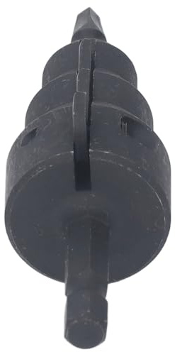 YDuupxe Escariador de Conductos Eléctricos, Herramienta Escariadora de Tubos de Acero con Alto Contenido de Carbono con 5 Cuchillas, Vástago de 1/4 de Pulgada para Conductos Metálicos