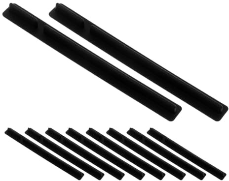 CLISPEED 10pcs Silicone Dust Plug Slot Protector Cap for PC Socket and Internal Components, Black Pci Slot Cover Easy Installation and Maintenance Reduction for End Computer Digital Socket