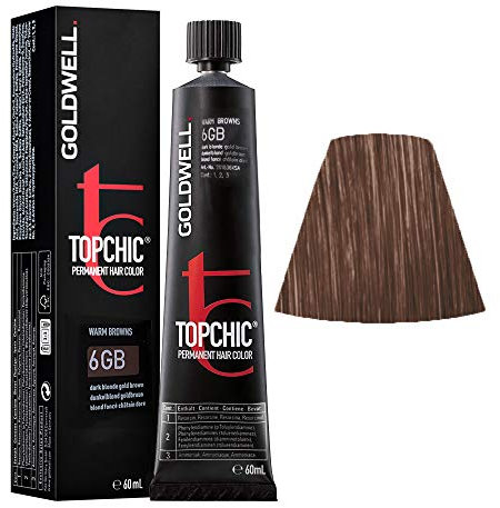 Goldwell Topchic Haarfarbe dunkelblond goldbraun 6GB, 1er Pack (1 x 60 ml)