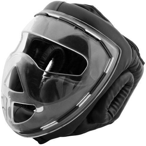 Bad Company I Full Face Kopfschutz I Helm mit transparentem Visier I Gr. XL