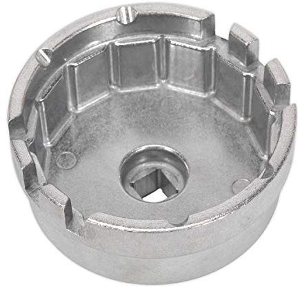 Sealey VS7111 Schlüssel für Ölfilterabeckung, 14 Rillen, Durchmesser 64,5 mm