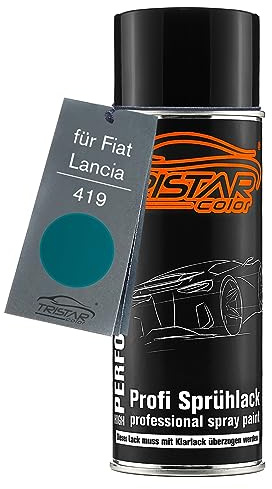 TRISTARcolor Autolack Spraydose für Fiat/Lancia 419 Blu Turchese | Basislack, Sprühdose 400ml