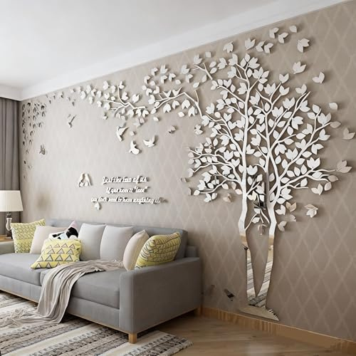 Wandtattoo Baum 3D DIY Wall Stickers Wandaufkleber Wandtattoo Wohnzimmer Schlafzimmer Family Wandsticker für Treppen Halle