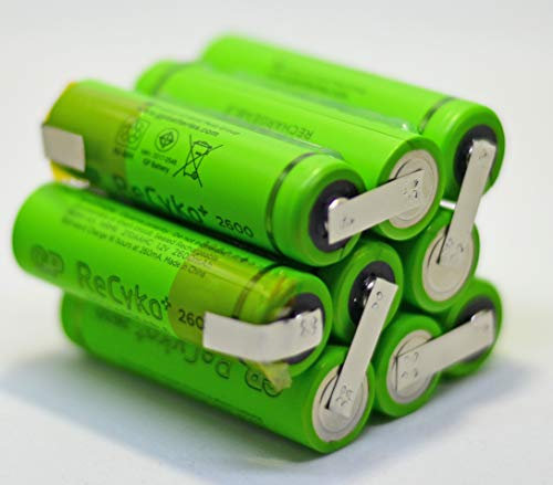 Premium Akkupack für Velux 27AZ07BH 12V 2600mAh NiMH für Rolladen Antrieb Solarfenster 2,6Ah 3SDB01WW Typ 833297