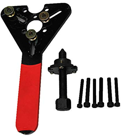 FireAngels Clé à outils de réparation de climatisation de voiture, R134a R12 Compresseur Embrayage Outils de démolition Clés combinées Outils de réparation de climatisation automobile