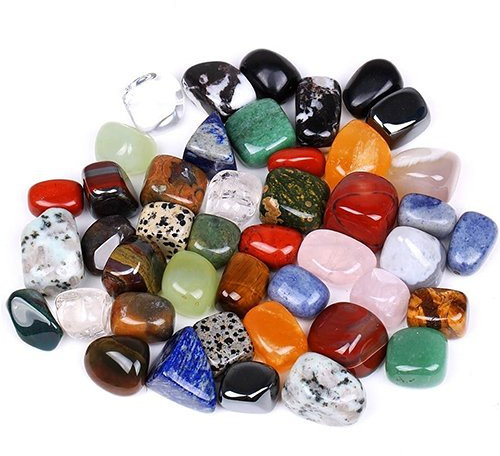 Bruxelles08 1 sachet de 100 g coloré de forme irrégulière et de forme irrégulière pour vase de remplissage Pierres de pierre de table de roche dispersées