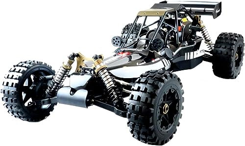 Amewi 22414 Pitbull X Evolution 2WD Desert Buggy 27ccm CY, 1:5, RTR, Schwarz