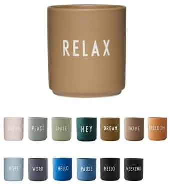 Design Letters Tazzine Caffe | Ideale come Regali Natale, Decorazioni Natalizie | Tazzine Caffe Particolari per Natale Decorazioni Casa | Regalo Natale Donna, Uomo | Porcellana Tazza Colazione, 250 Ml