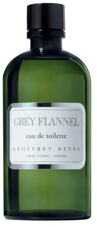 Geoffrey Beene - Grey Flannel – Eau de Toilette für Herren, holziger & orientalischer Duft – einzigartiger grüner Chypree-Duft – authentisch & raffiniert – 3 Duftnoten – 240 ml – Dosenformat