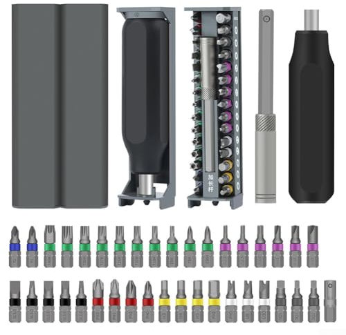 Destornillador Torx magnético de precisión 40 en 1, herramienta de reparación para relojes de teléfono