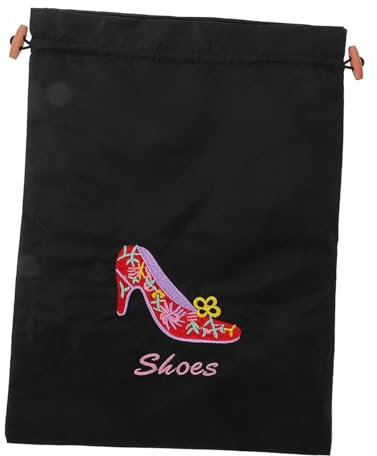 BESPORTBLE Ballettschuhtasche Mit Kordelzug Aufbewahrungstasche Für Ballettschuhe Waschbarer Schuhbeutel Aus Canvas Für Tanzschuhe Und Zubehör