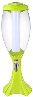 Dispensador de Bebidas de Torre de Cerveza Dispensador de Torre de Cerveza de 3 litros con Luces LED Dispensador de Cerveza Dispensador de Torre de Bebidas para Agua Bebidas frías Bar Fiesta en casa