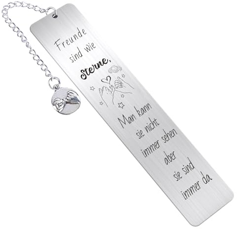 Belillpipi Metall Lesezeichen Geschenk für Freunde, Inspirational Geburtstag Geschenk für Liebhaber Freunde Kollegen, Personalisierte Lesezeichen Weihnachten Geschenke für beste Freundin