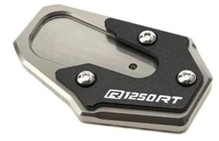 VQLDPX Motorrad-Ständerpolster, Seitenständer-Fußplatte Für R1250RT R 1250RT R1250 RT 2018 2019 2020, Verlängerungsfußpolster, Stützplatte Motorradständer Platte Verbreiterung(Titan)