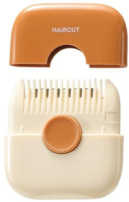 2-in-1 Hair Trimmer Comb,Tail Comb,Split End Removal & Hair Styling Tool, Mini Portable Hair Breakage Tool, Dual-Sided Design with Cover, for Thinning Hair Cutting and Styling Scissors Hairdressing
