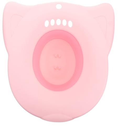 DECORNIJIA Faltbarer Sitz Badewannen Eimer für Haushalt Bequemes Care Basin Kompatibel mit Meisten Toiletten Geeignet für Schwangere Senioren Hemorrhoiden und Genesungspflege