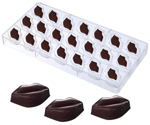 Chocolate Lip Mould - Unique Design Candy Reusable Baking Tool | Kitchen Silicone for DIY Making, Crafts, Pastries, Events
