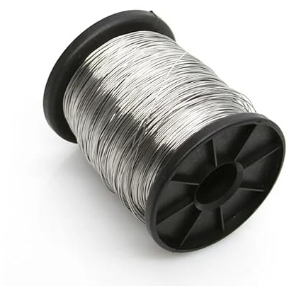 Rostfritt ståltråd, stålkabel fjädertråd 304 hård/mjuk 0,1 mm-3,0 mm längd m/5 m/10 m enkel mjuk järnstråle ram in (0,1 mm 10 m, hård tråd)