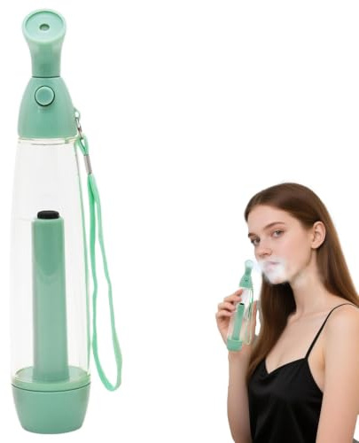 Ansiktssprayflaska, 60 ml läckagesäker vattensprayflaska för håransikten, handhållen ansiktsspray för kvinnor och män, fyllbar fuktgivande dimma ansiktsspruta för hem och resor