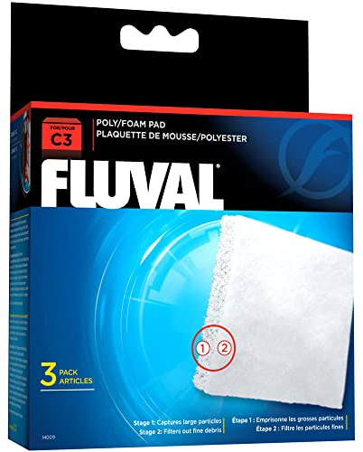 Fluval C3 Schaumstoff/Polypatrone, 3er Pack