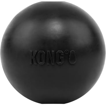 KONG Extreme Ball con Agujero para Perros, Negro, Talla Pequeña