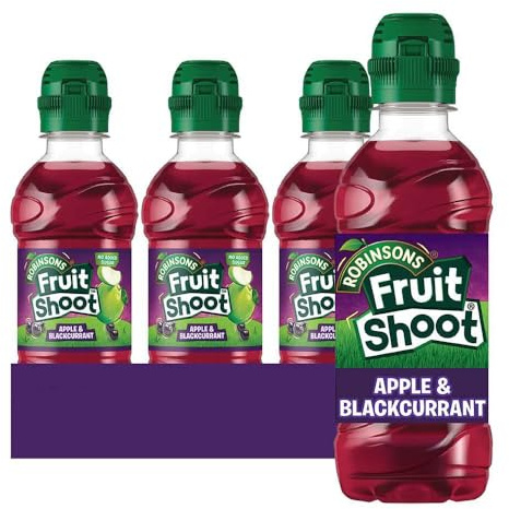 Robinsons Fruit Shoot Apple & Blackcurrant | Kids Juice | 257ml | 24 Pack | No added sugar
