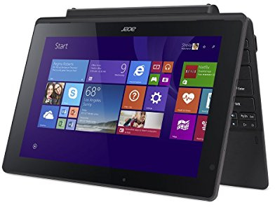 acer Aspire Switch 10 E SW3-013-18RE Tablette Tactile 10,1 (34 cm) (64 Go, 2 Ports USB 2.0, 1 Prise Jack, Gris/Noir)