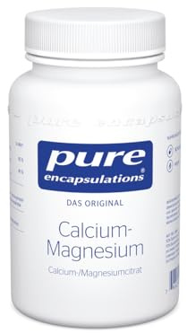 Pure Encapsulations - Calcium-Magnesium (Citrat) - Hochwertige Mineralstoffkombination für Knochen, Muskeln und Nerven - Calciumcitrat und Magnesiumcitrat ohne Zusatzstoffe - 90 Kapseln