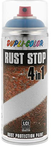 DUPLI-COLOR 868351 Rust Stop Sprühdosen 400 ml, Enzianblau Seidenmatt