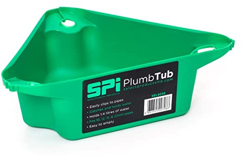 Plumb Tub - SPI Radiator Draining Tub - Supplied in SPI Green