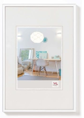 walther design Cadre Photo Blanc 13 x 18 cm New Lifestyle Cadre en Plastique KV318W