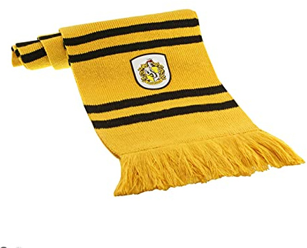Cinereplicas Harry Potter - Klassisk Halsduk Hufflepuff - Officiellt Licensierad