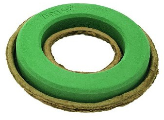 mosy Pflanzring, Durchm. 40 cm, Steckschaum, Steckmasse, Ring, Kranz, Steckmoos, Blumen-Gestecke, Frischblumen