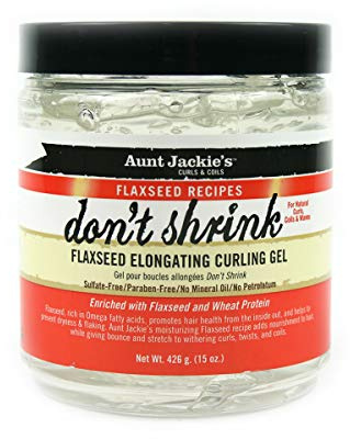 Aunt Jackie's Curls & Coils don't crimping flaxseed elongating curling gel 426g