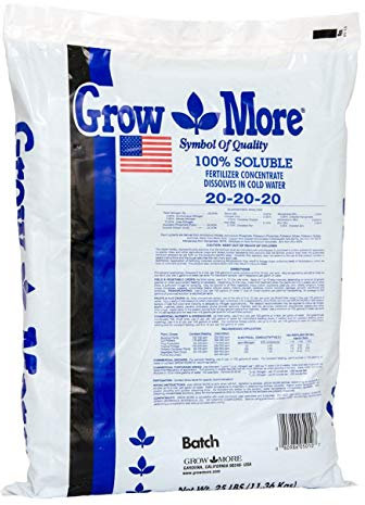 Growmore 5010 concime Multiuso 20 – 20 – 20, 11,3 Kilogram