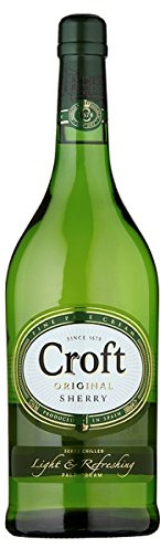 Croft Original Sherry Fine Pale Cream 1000ml (Pack of 6 x 1ltr)