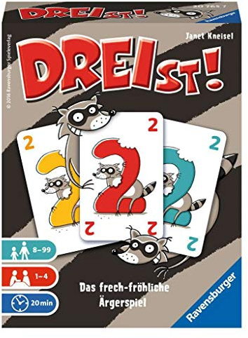 Ravensburger 20765 7 Kartenspiele - DREIst