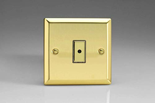 Varilight 1-Gang 1-Way Remote/Tactile Touch Control Master LED Dimmer 1 x 0-100W (Max 10 LEDs) Victorian Brass JVE101