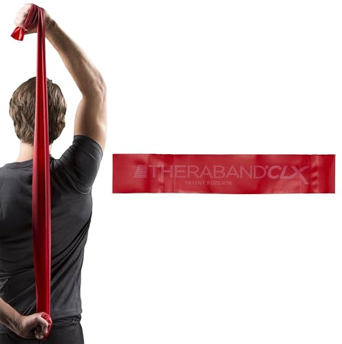 TheraBand Original Fitnessband CLX | Resistance Band für Krafttraining und Abnehmen zuhause oder im Gym | Perfekte Trainingslänge