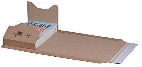 Buchverpackung A5 (219x157x54mm) haftklebend 25 Stück
