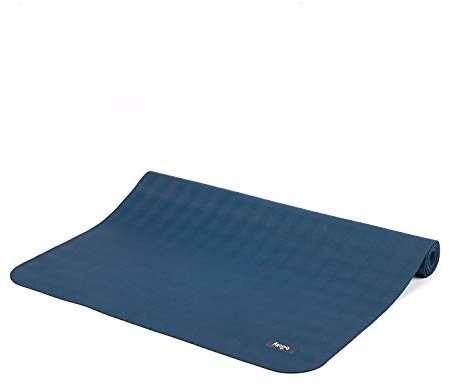 Bodhi Yogamatte ECO PRO Travel | 100% Naturkautschuk | Superleicht & Faltbar | Extrem Rutschfest | Ökologisch | Profi-Matte für Yoga & Pilates | Ideal zum Reisen | 185 x 60 x 0,13 cm | ozean
