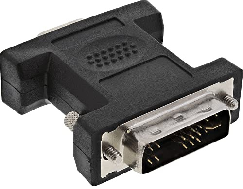InLine 17780 DVI-A Adapter, Analog 12+5 Stecker auf 15pol HD Buchse (VGA)