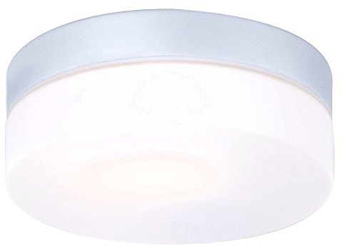 Außen Bereich Decken Leuchte Glas opal Garten Park ALU Strahler silber IP44 Globo 32111