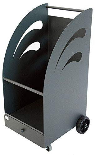 CRUCCOLINI Style- Holzwagen aus Eisen mit Rädern, Tragkraft 200 kg