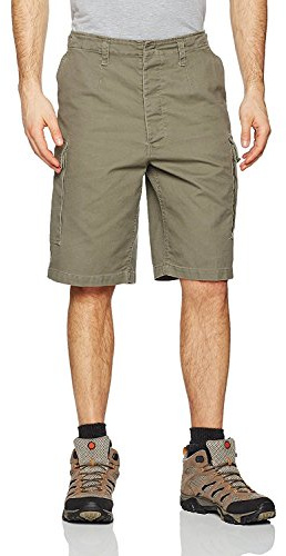 Mil-Tec Bermudas del ejército alemán Moleskin Prewash Oliv